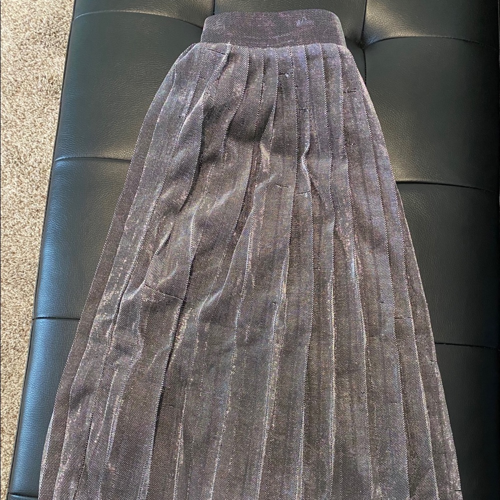Grey long skirt